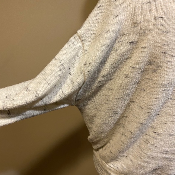 Anthropologie White Gray Turtleneck Sweater - Picture 8 of 10